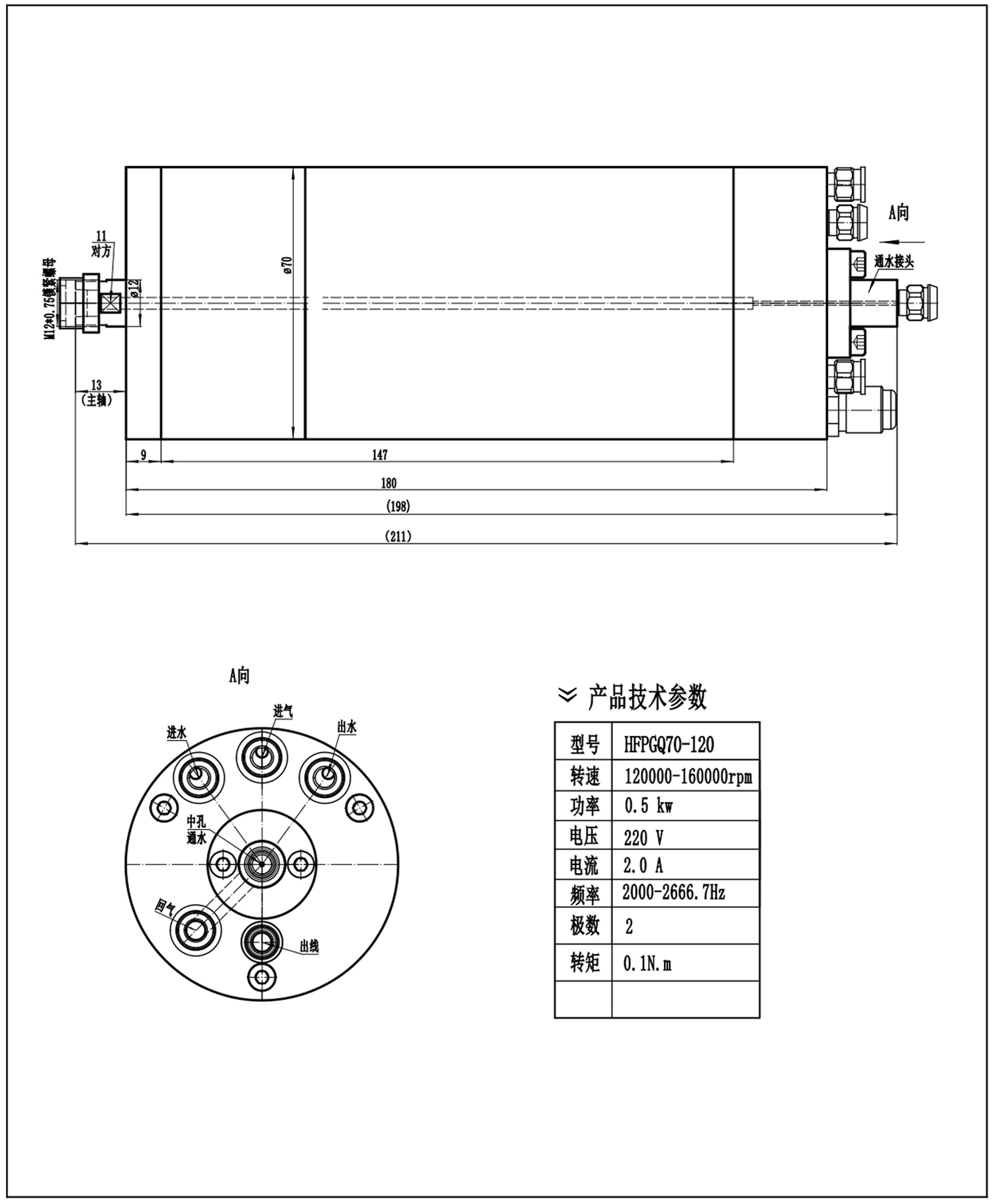 17.油泵油嘴用异步精密气浮电主轴(新)   HFPGQ70-120_1副本.jpg